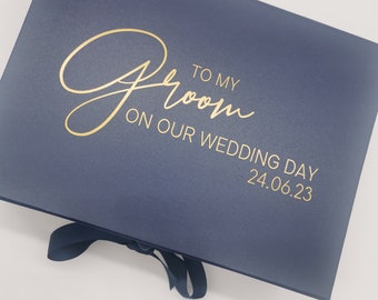 Personalised Groom Gift Box, Groom Gift, Wedding Box, Luxury Groom Gift Box, Large Gift Box