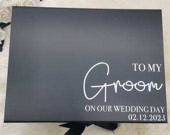 Personalised Groom Gift Box, Groom Gift, Wedding Box, Luxury Groom Gift Box, Gift Boxes Large Medium