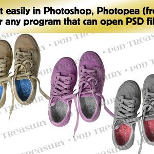 Mockup Bundle Prop Pack Women's Shoes Casual / Flipflops Digital Elements for Mockups image 2