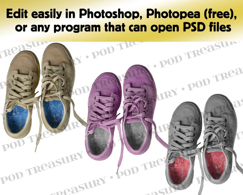 Mockup Bundle Prop Pack Women's Shoes Casual / Flipflops Digital Elements for Mockups image 2