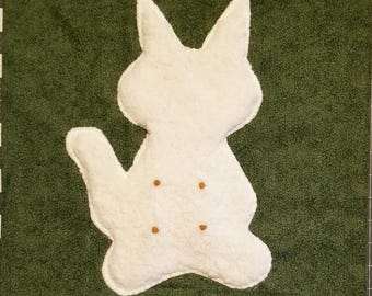 Green Kitten Suckling Pillow Cover - Cat Pacifier Catsifier Comfort Blanket Pet Bed Accessory Gift