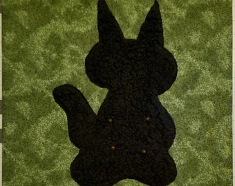 Green Kitten Suckling Pillow Cover - Cat Pacifier Catsifier Comfort Blanket Pet Bed Accessory Gift