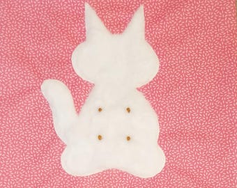 Cat Pacifying Pillow Cover- Pinks - Kitten Pacifier- Catsifier