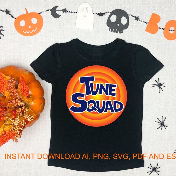 Halloween Tune Squad,  High quality Files SVG Digital Download, svg Cut File, svg ,eps, ai, png files.