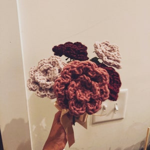 Crochet flower bouquet