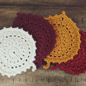 Ensemble de sous-verres à feuilles d’automne