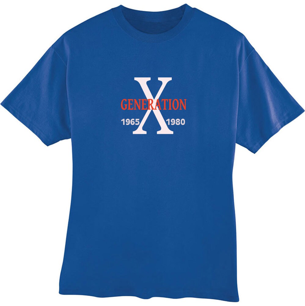 GENERATIONS Tシャツ　レア Generation X 1965-1980 T-shirt - Etsy