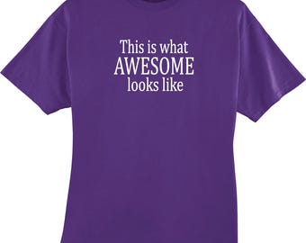 This Is What Looks Like Graphic T-Shirt – Motivational Novelty Tee