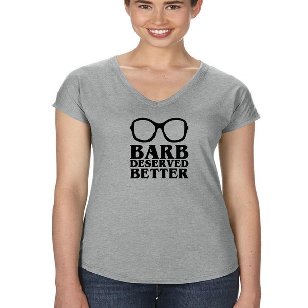 Stranger Things Barb Deserved Better Woman's V-Neck T-shirt