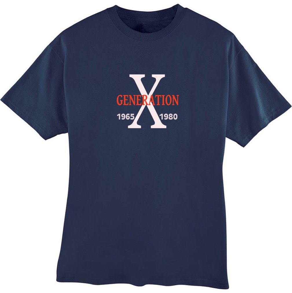 Generation X 1965-1980 T-shirt - Etsy