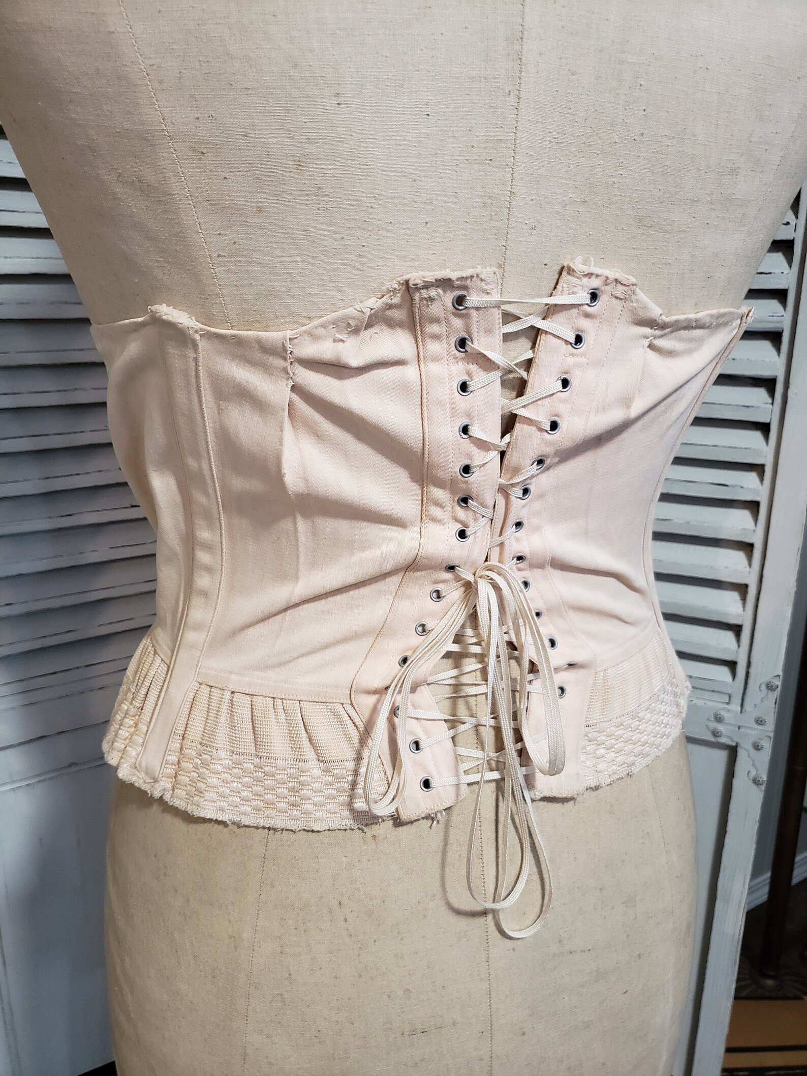 Antique French Half Corset Girls Corset Original Box Etsy