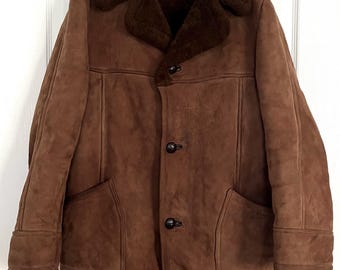 Vintage Sears Fieldmaster Jacket Mens 40 Regular Suede Leather