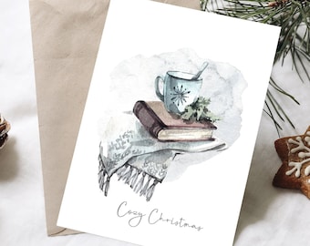 Christmas card “COZY CHRISTMAS” A6 folding card