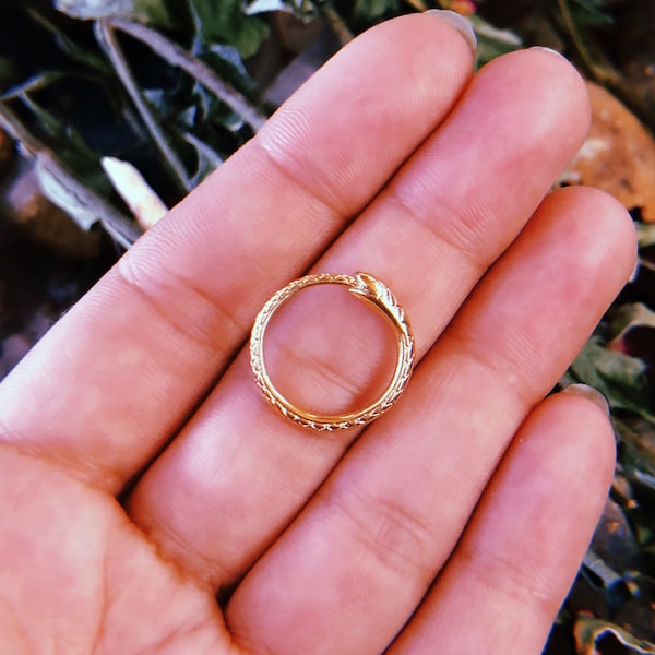 Ouroboros Snake Ring