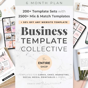 Template Bundle Membership for Canva - Social Media Template Bundle, Course Creator, eBook, Email Template, Webinar, Pinterest, Web Banner