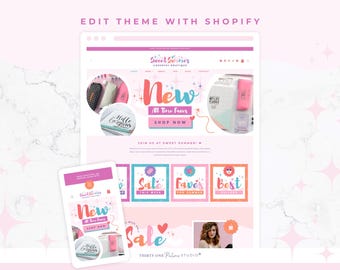 Colorful Rainbow Theme for Shopify - eCommerce Website Template, Sweet Summer