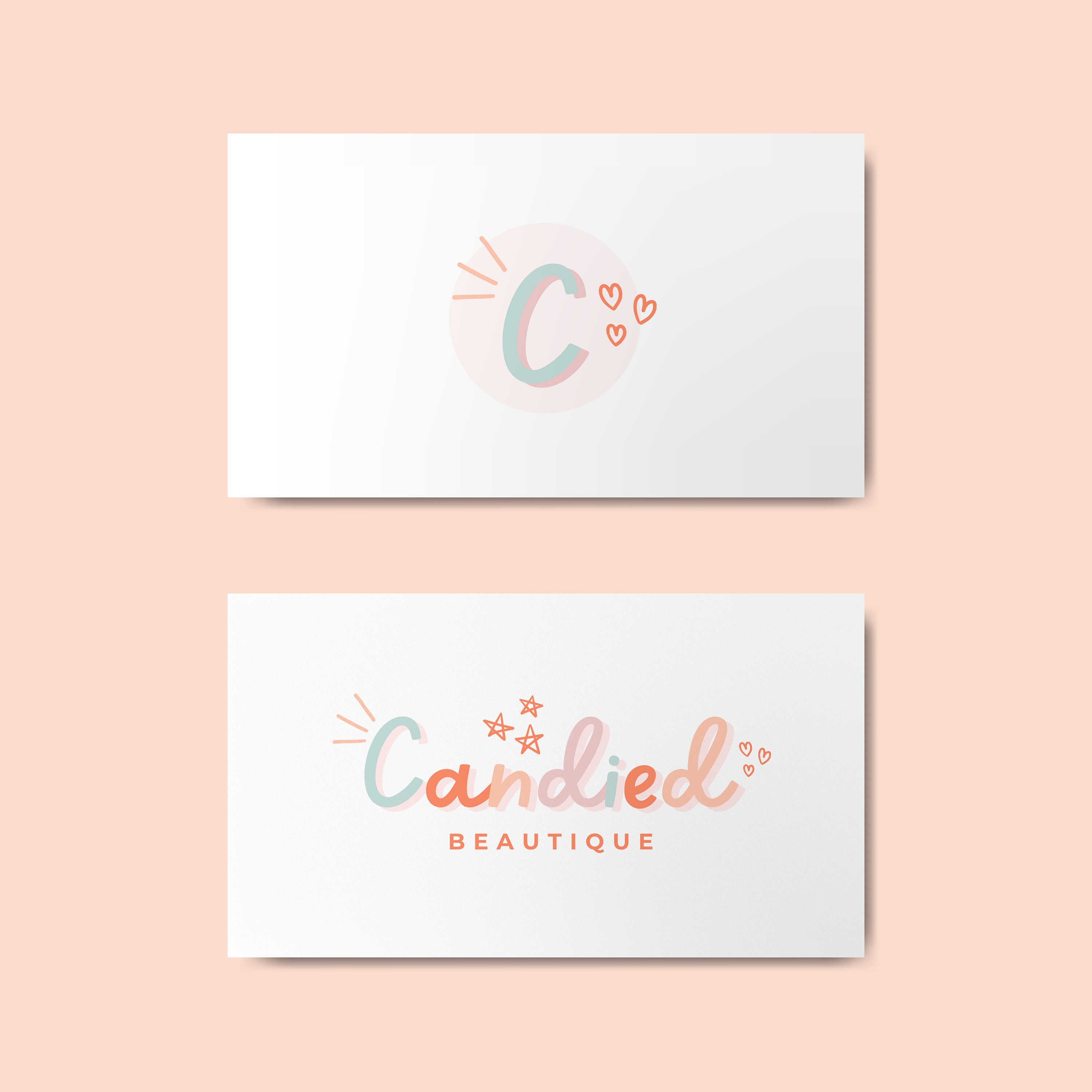 Editable Logo Template for Canva - DIY Colorful Logo Design, Small ...