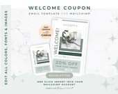 Canva Template for Mailchimp - Mailchimp Email Template, Welcome Email, Coupon Template, Marketing, Email Marketing, Eucalyptus