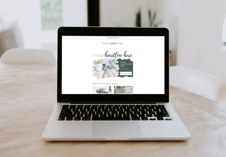 Canva Template for Mailchimp Mailchimp Email Template Email - Etsy