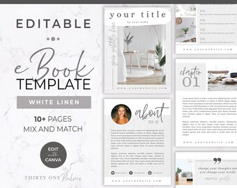 Ebook Template Lead Magnet Template Canva Template Freebie - Etsy