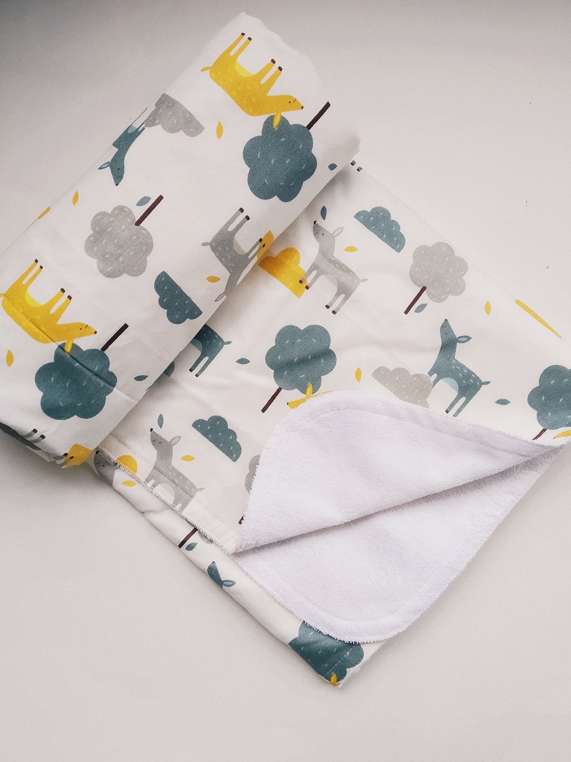 Portable changing mat woodland changing mat padded changing Etsy