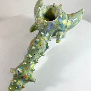 Ceramic Pipe - #ASL31-17 Unique Multi Layered Color