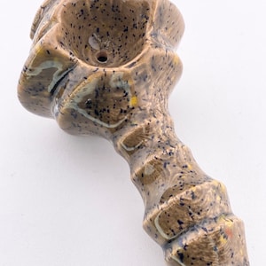 Ceramic Pipe - #ASL28-10 Unique Multi Layered Color