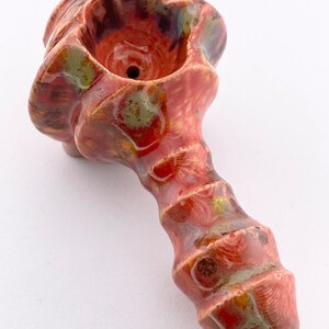 Ceramic Pipe - #ASL28-08 Unique Multi Layered Color