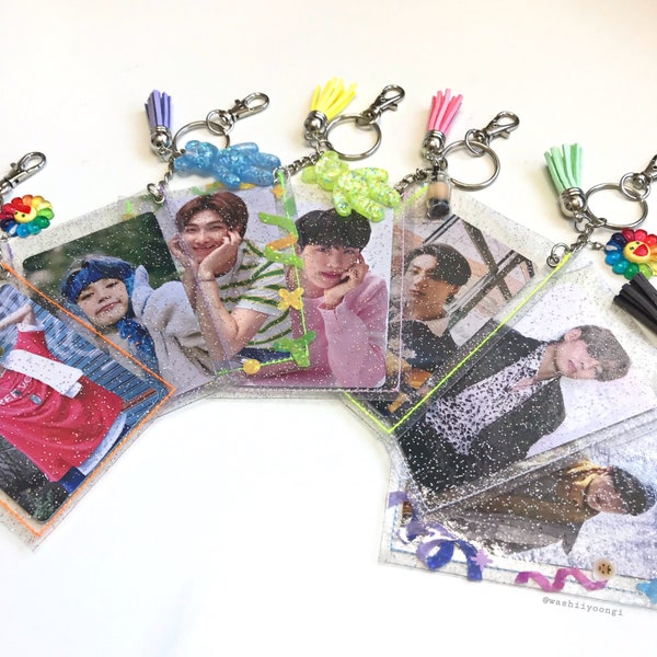 Photocard Holder Keychain Etsy