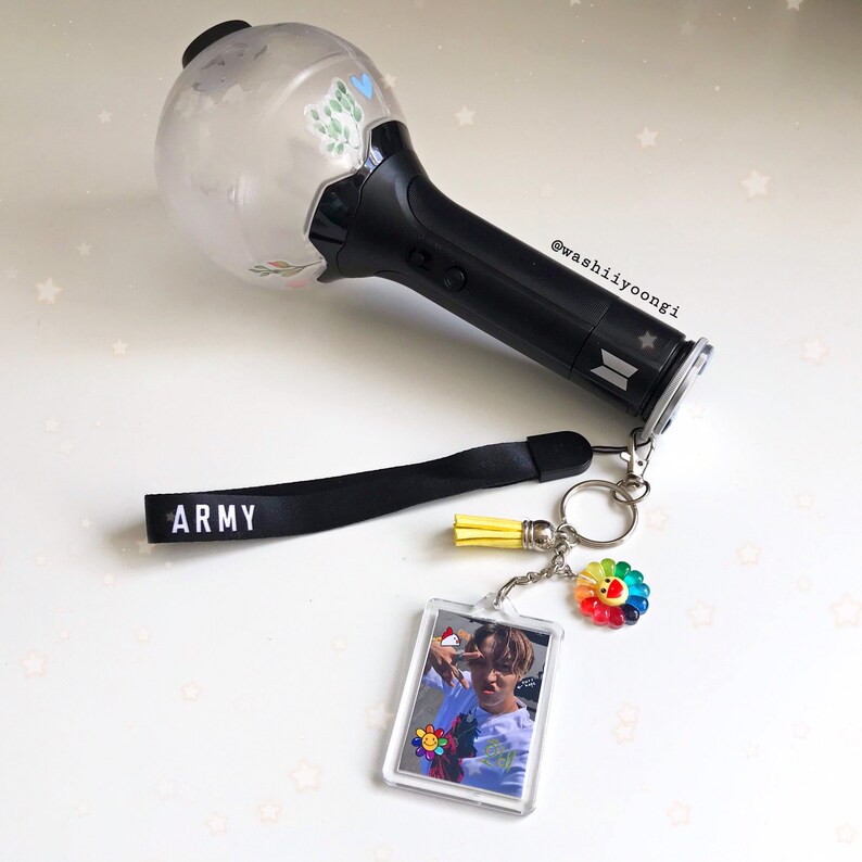 BTS Bangtan Kpop Army Bomb/bag Charm Photo Keyring/keychain Etsy UK