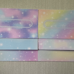 Digital Printable A5 Mini Dashboards - Rainbow