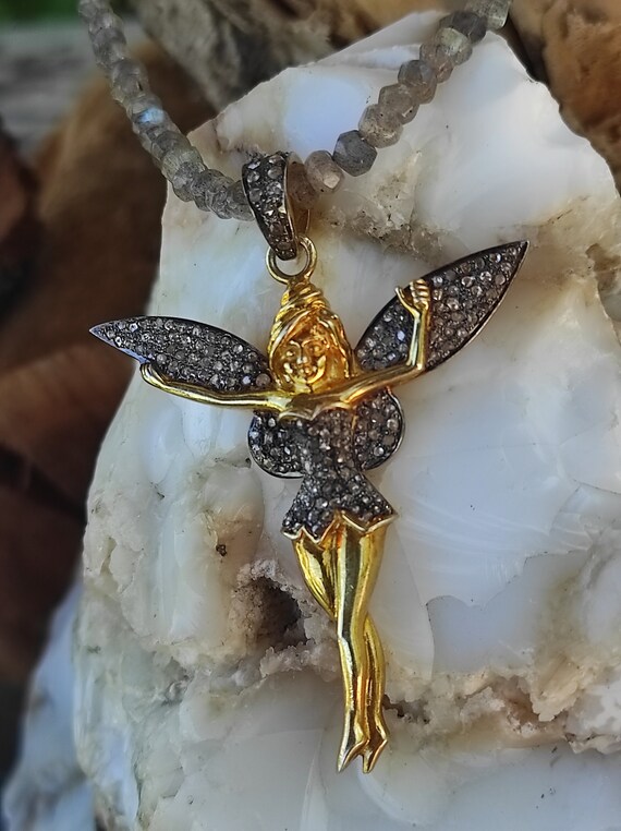 Etsy clearance angel necklace