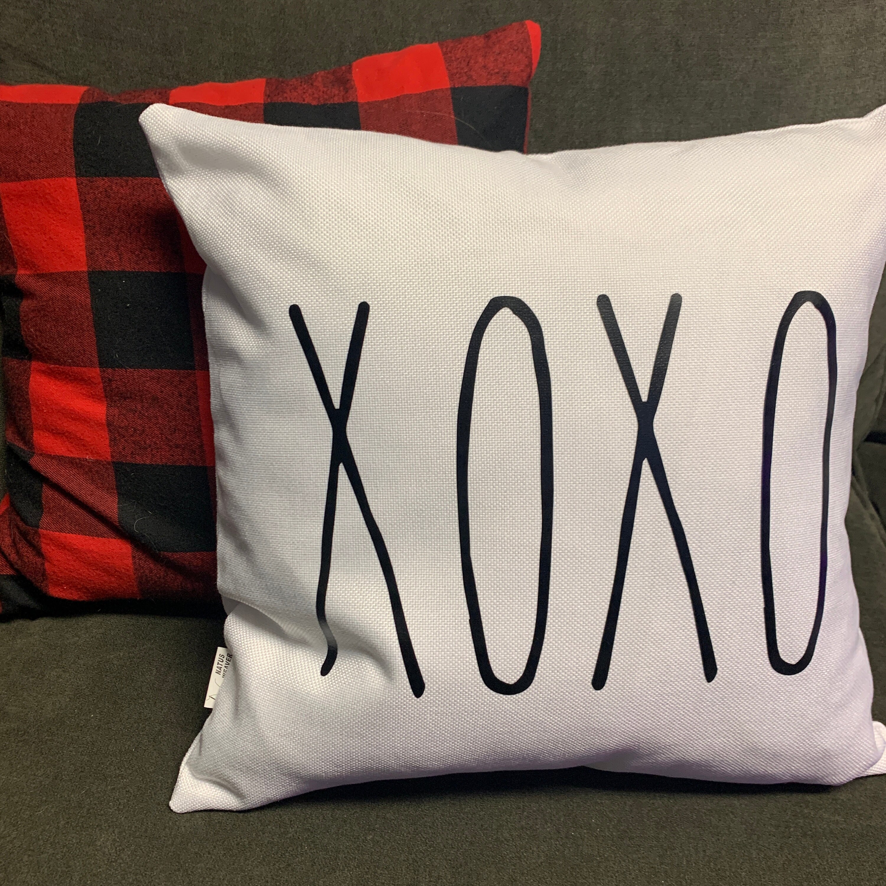 XOXO Pillow Cover Rae Dunn Inspired Valentine's Day Etsy