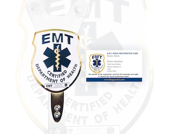 Certifié E.M.T. Présentoir de badge par iSupportLE