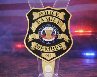 Présentoir pour badges de pare-brise iSupportLE « membre de la famille » 202