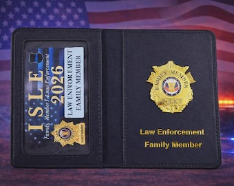 Mini porte-badge pour membre de la famille ISLE 2026 avec carte 2026 pour membre de la famille