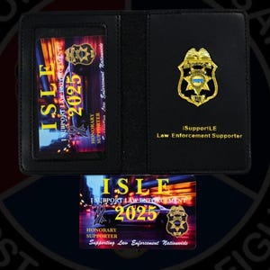 iSupportLE &quot;Family Member&quot; Wallet with Mini Badge