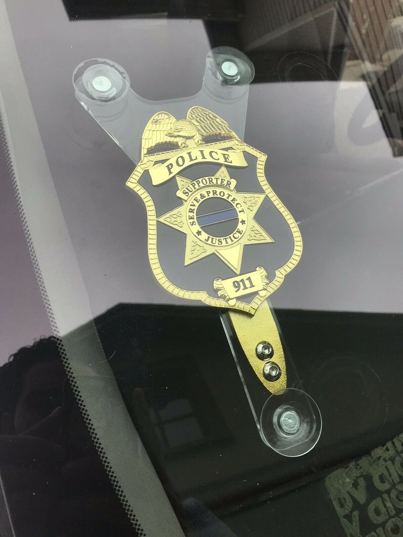 2023 Isupportle Police Windshield Badge Display Etsy