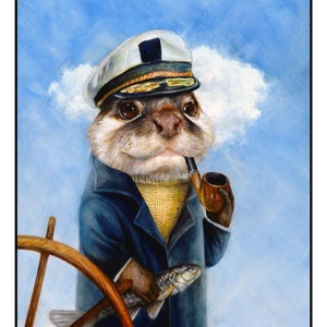 Kapitän Otter Kunstdruck