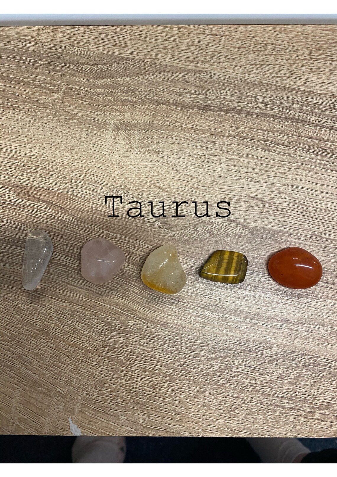 Taurus healing crystal set Etsy