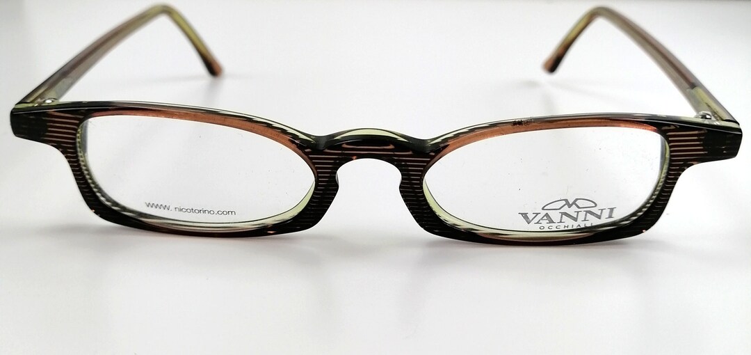 Vanni Eyeglasses Frames Nico Design, V1550 232 4519140 Italy Brn