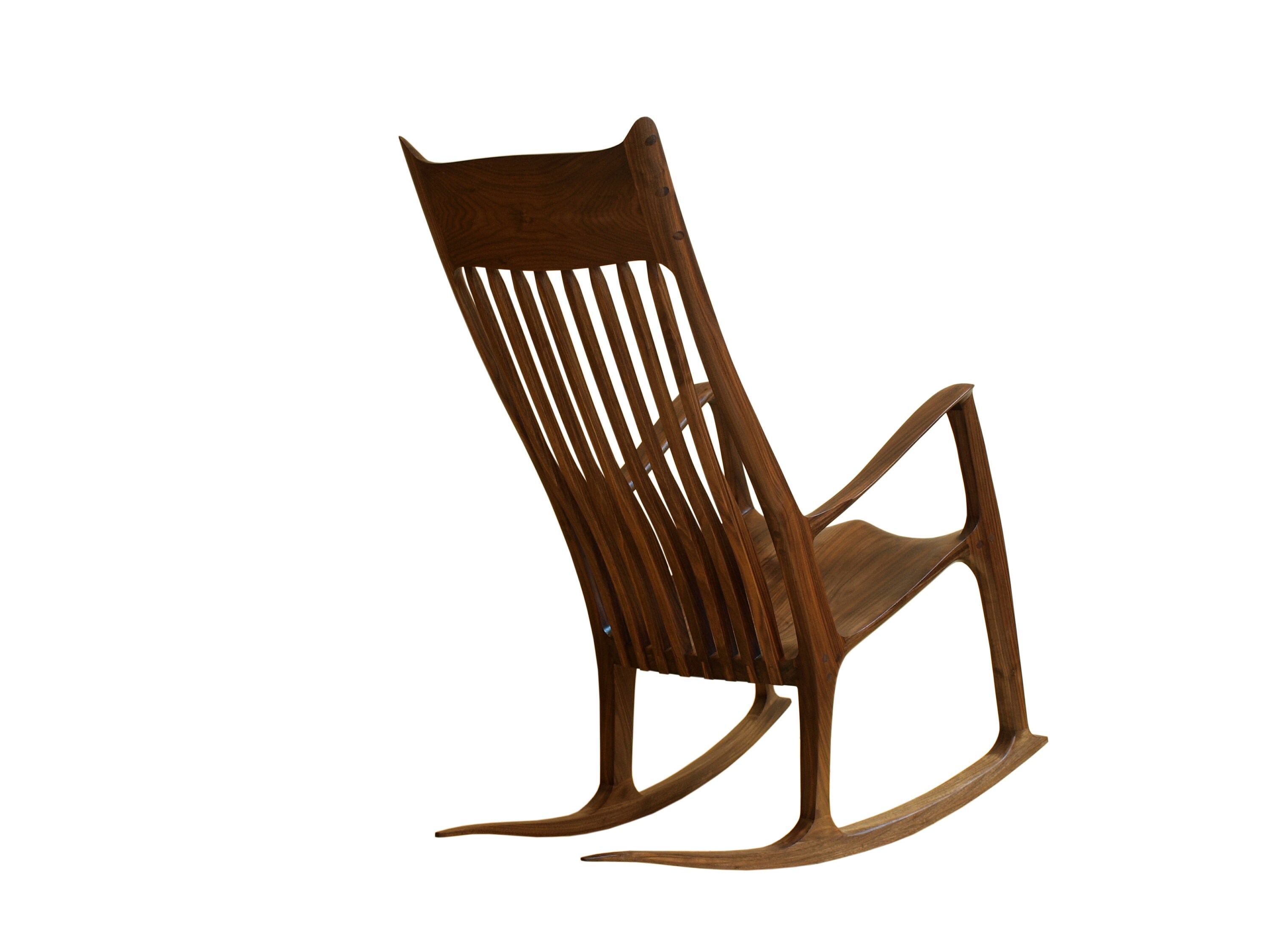 Rocking Chair in Style by Sam Maloof Etsy