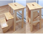 Wooden Step Stool adult, Step ladder fold, Fold chair high quality, wood bar stools, wooden high chair, wood products, elderly gift,mom gift