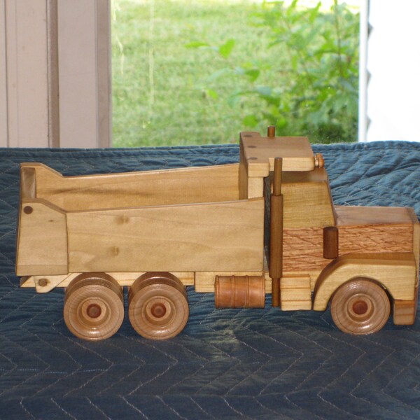 Wooden Dump Truck - Etsy