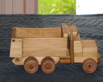 Mini Wooden Dump Truck