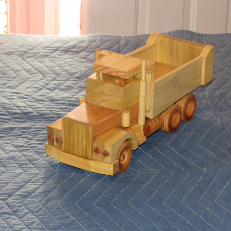 Wooden Dump Truck - Etsy