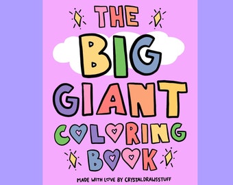 Download Giant Coloring Book Etsy
