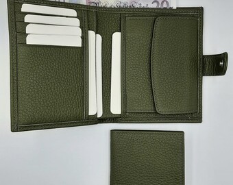 Portefeuille homme, Portefeuille femme, vintage genuino de cuero hecho a mano con soporte para tarjeta, cuero real, billetera para hombres, billetera para mujeres