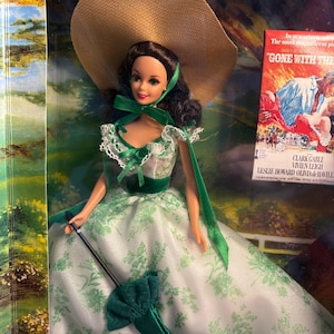 scarlett's green dress Scarlett O'hara Curtain dress, Scarlett O'hara Costume Green Gown by V –  Hoprom main image 1