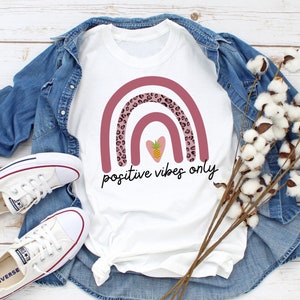 Ivf Rainbow Svg Positive Vibes Only Pineapple Svg Png Camisetas de moda Mujeres, Camisetas divertidas Mujeres - SVG PNG Cricut Silhouette Digital